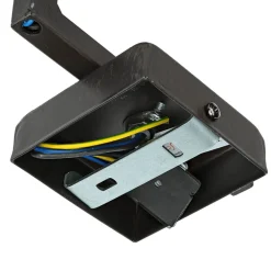 New Luminex Braune Wandleuchte Echt Holz Metall Made in EU E27