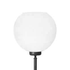 Giovanni Battista Deckenfluter klein 152 cm Messing Glas E27 in Bronze Weiß* Bürolampen|Lampen Aus Aller Welt