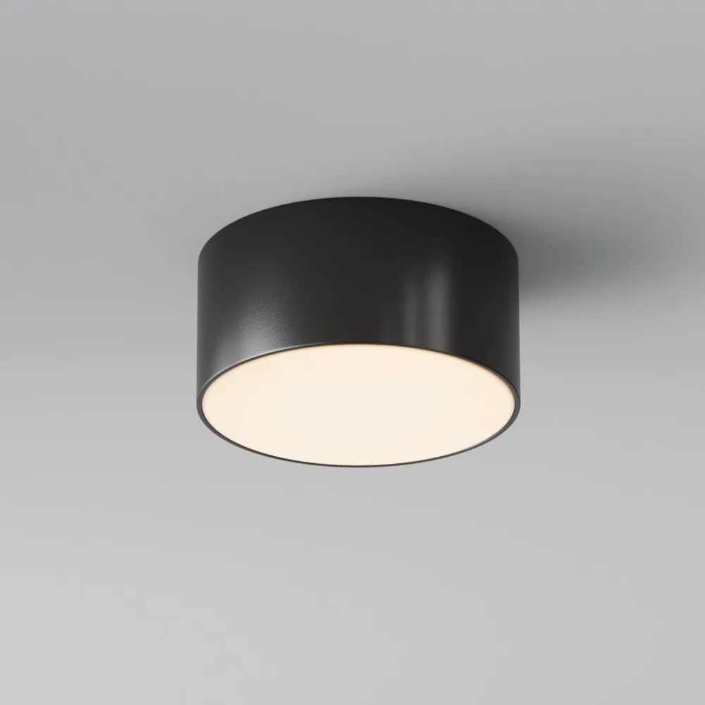 Maytoni Deckenlampe außen Aluminium LED IP65 Ø 12 cm rund PAHIA* Led Außenleuchten|Moderne Außenleuchten