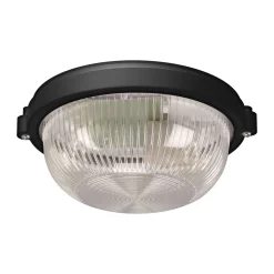 Strühm Deckenlampe außen Maritim Ø 18 cm klein IP65 Schwarz E27* Badezimmer Lampe|Feuchtraumleuchten