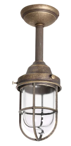 Giovanni Battista Deckenlampe Außen Maritim Echt-Messing* Außenleuchten Antik|Außenleuchten Messing