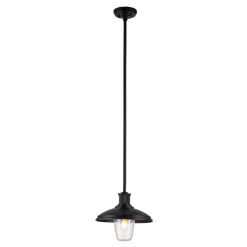 Clearance Elstead Deckenlampe außen verstellbar max. 1,3 m Schwarz E27 IP44