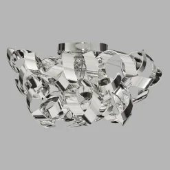 Searchlight Deckenlampe Chrom Ø 45 cm H: 27 cm Metall 3x G9* Deckenleuchten|Flurlampen