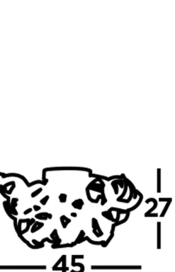 Searchlight Deckenlampe Chrom Ø 45 cm H: 27 cm Metall 3x G9* Deckenleuchten|Flurlampen