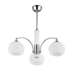 Sale Jupiter Deckenlampe Chrom Weiß 3-flmg NABO Esszimmer E27