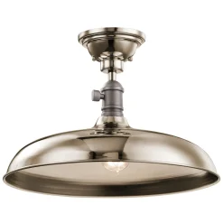 New Elstead Deckenlampe COBSON Küche Esstisch in Nickel verstellbar