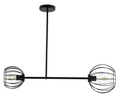 Sigma Deckenlampe E27 Schwarz Metall Esstisch RASHA* Deckenleuchten|Kugellampen