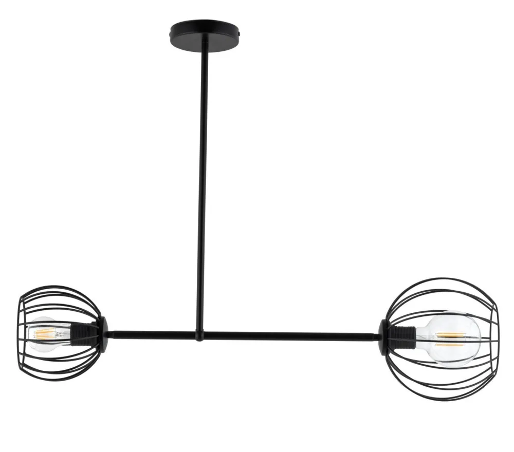 Sigma Deckenlampe E27 Schwarz Metall Esstisch RASHA* Deckenleuchten|Kugellampen