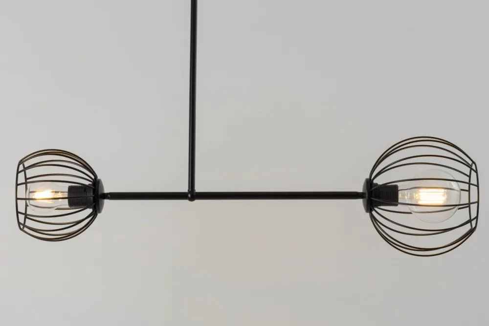 Sigma Deckenlampe E27 Schwarz Metall Esstisch RASHA* Deckenleuchten|Kugellampen