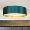 Easylight Deckenlampe 4-flammig Grün Gold Stoff dekorativ* Deckenleuchten|Flurlampen