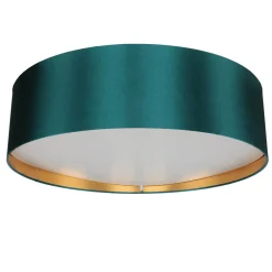 Easylight Deckenlampe 4-flammig Grün Gold Stoff dekorativ* Deckenleuchten|Flurlampen