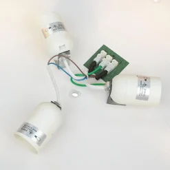 Easylight Deckenlampe 4-flammig Grün Gold Stoff dekorativ* Deckenleuchten|Flurlampen