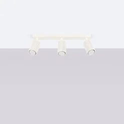 Outlet Sollux Deckenlampe 3-flammig GU10 B: 45 cm klein in Creme Modern