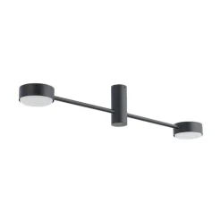 Sale Nowodvorski Deckenlampe 2-flammig GX53 Schwarz Metall Modern 68 cm lang