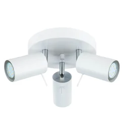 Hot Easylight Deckenlampe 3-flammig Weiß Ø 20 cm Metall verstellbar