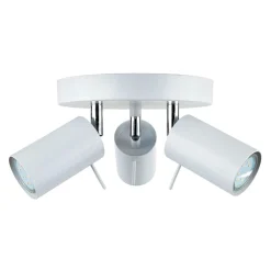 Hot Easylight Deckenlampe 3-flammig Weiß Ø 20 cm Metall verstellbar