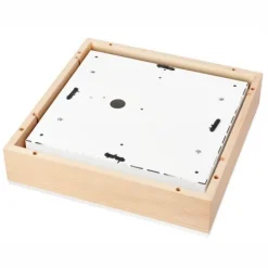 Lamkur Deckenlampe Glas blendarm Holz Pinie E27 B:38,5 cm* Deckenleuchten|Flurlampen