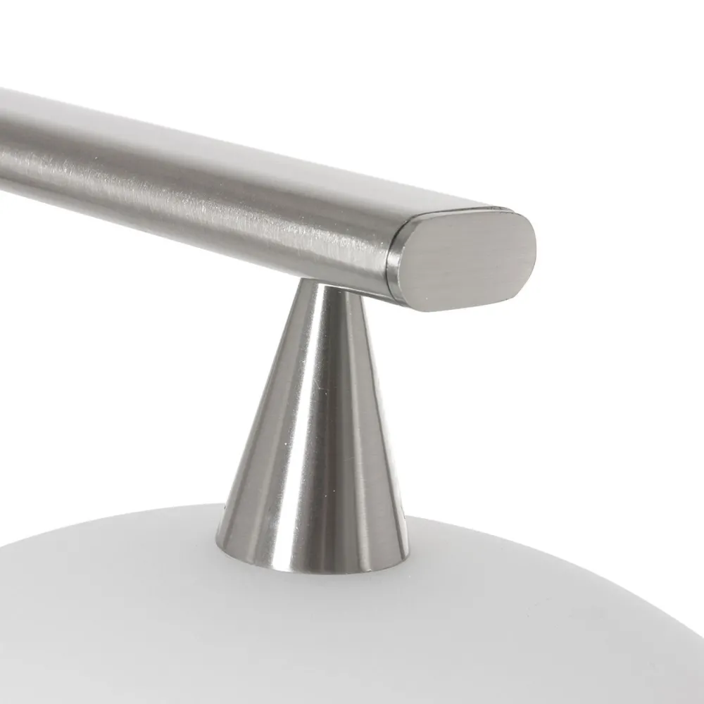 Steinhauer Deckenlampe Glas Metall 4-flmg 120 cm inkl. G9 blendarm* Deckenleuchten|Badezimmer Lampe