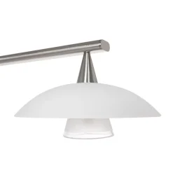 Steinhauer Deckenlampe Glas Metall 4-flmg 120 cm inkl. G9 blendarm* Deckenleuchten|Badezimmer Lampe