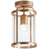 Clearance Steinhauer Deckenlampe Glas Metall in Bronze Ø16 cm E27 Klassisch