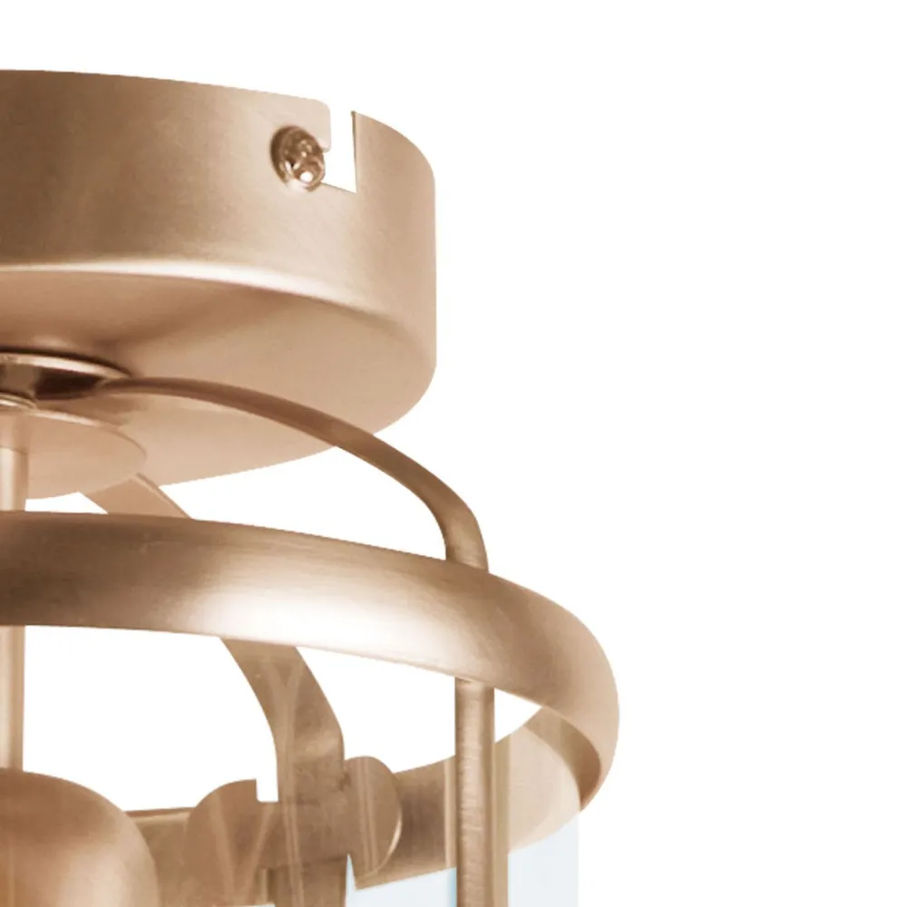 Clearance Steinhauer Deckenlampe Glas Metall in Bronze Ø16 cm E27 Klassisch