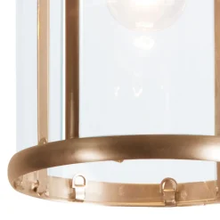 Clearance Steinhauer Deckenlampe Glas Metall in Bronze Ø16 cm E27 Klassisch
