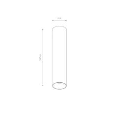 Clearance Nowodvorski Deckenlampe GU10 R35 Ø 4 cm H: 18,5 cm Echt-Messing Metall