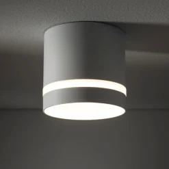 Online Nowodvorski Deckenlampe GX53 Ø 8,5 cm Weiß Aluminium Spot klein