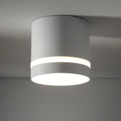 Online Nowodvorski Deckenlampe GX53 Ø 8,5 cm Weiß Aluminium Spot klein