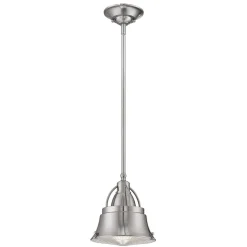 Elstead Deckenlampe Industrial Metall Glas in Nickel DEBIELA* Deckenleuchten|Flurlampen