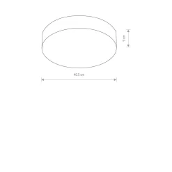 Clearance Nowodvorski Deckenlampe innen Weiß Ø 40,5 cm 3x E14 rund