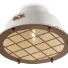 Best Ferroluce Deckenlampe Keramik E27 D: 35 cm rund Vintage Design