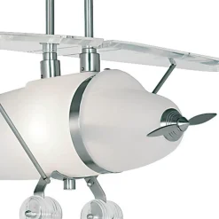 Searchlight Deckenlampe Kinderzimmer Flugzeug E27 Metall Glas*Kinder Kinderzimmerlampen|Kinderlampen