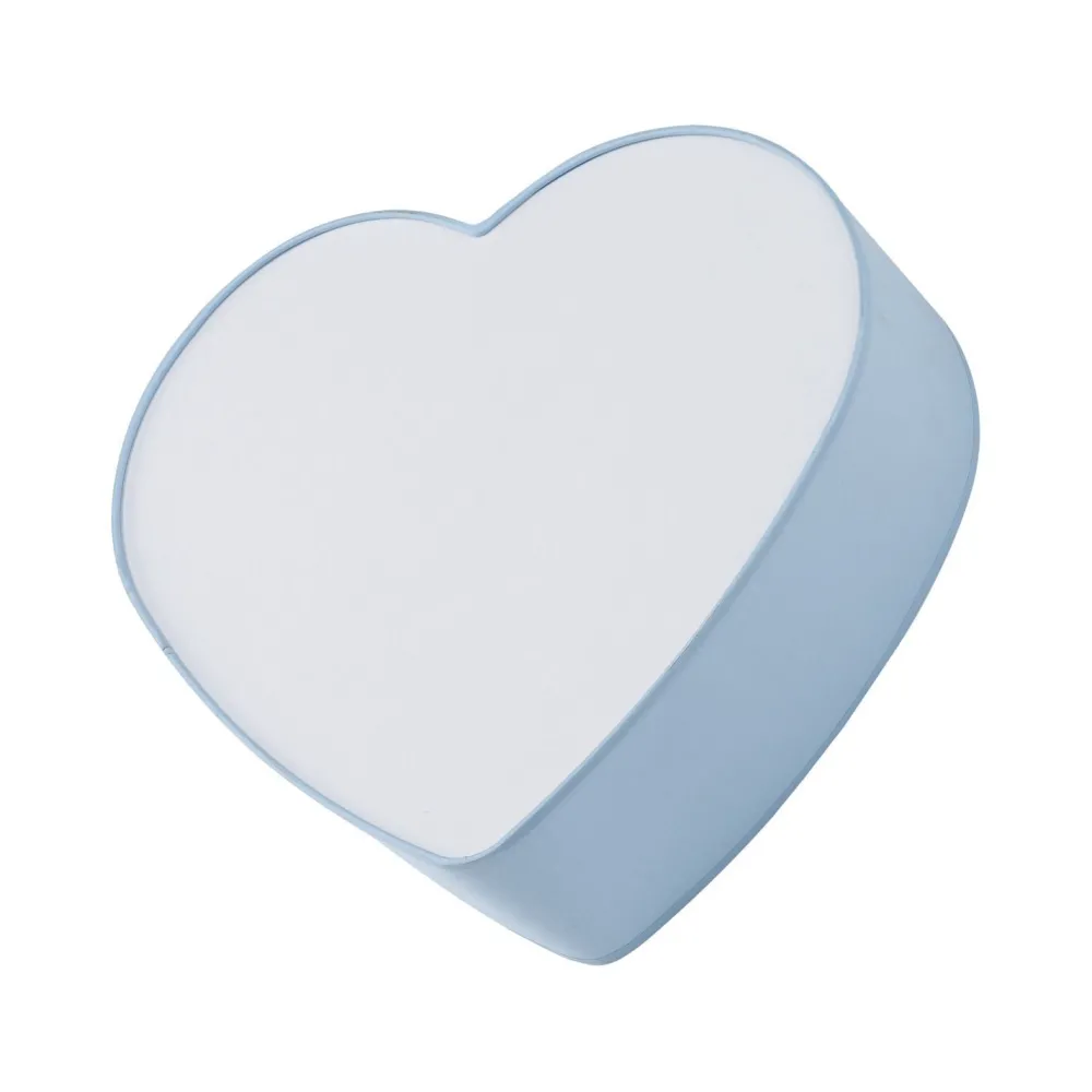 Online TK Lighting Deckenlampe Kinderzimmer Hellblau Weiß L: 42 cm Herz 2x E27