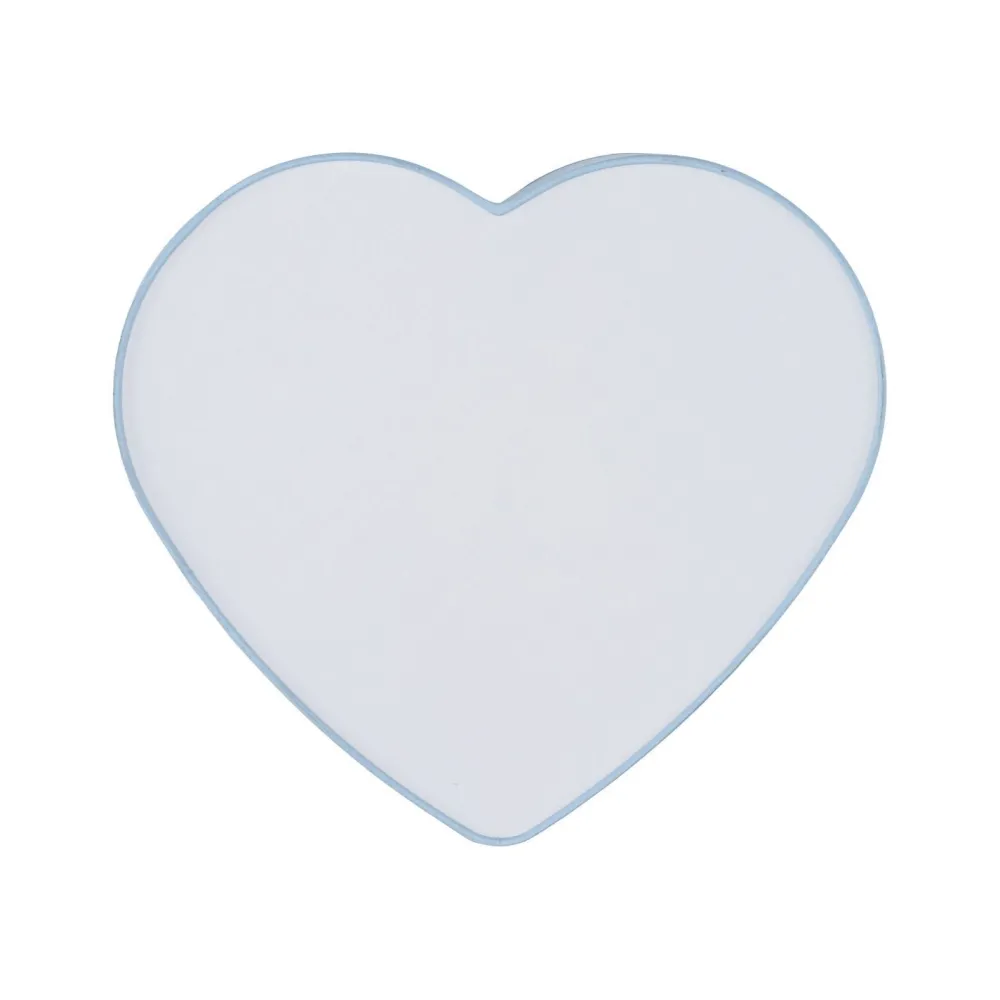 Online TK Lighting Deckenlampe Kinderzimmer Hellblau Weiß L: 42 cm Herz 2x E27