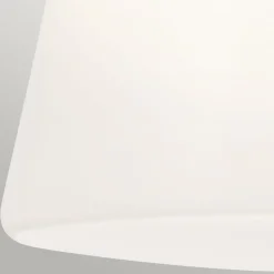 Elstead Deckenlampe klein B: 21,6 cm E27 Metall Glas in Bronze Weiß* Deckenleuchten|Flurlampen