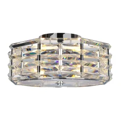 Sale Elstead Deckenlampe Kristall Metall rund Ø48cm E27 BERSIVA