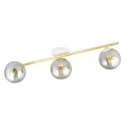 Sale Emibig Deckenlampe Kugel Schirme Rauchglas Metall LUISELLA