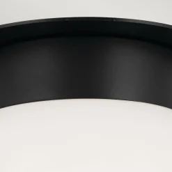 Sale Elstead Deckenlampe Kugelschirm Glas Metall Ø 20,3 cm Schwarz Weiß E27