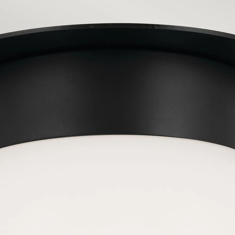 Sale Elstead Deckenlampe Kugelschirm Glas Metall Ø 20,3 cm Schwarz Weiß E27