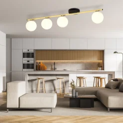 Clearance Emibig Deckenlampe Kugelschirme Glas Metall 100 cm