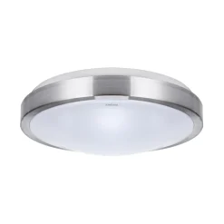 Strühm Deckenlampe LED IP44 rund D: 32,5 cm Silber Weiß 4000 K