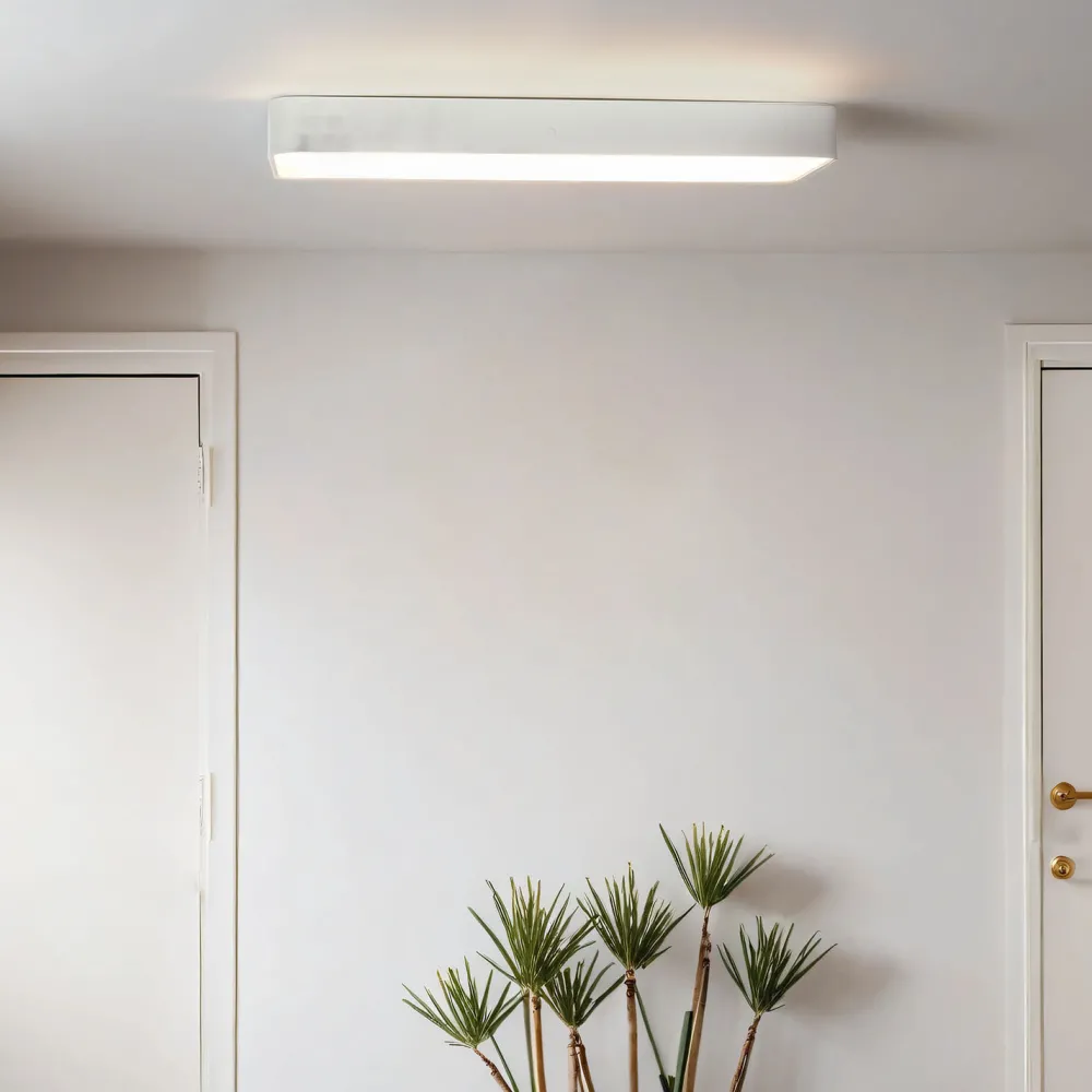 Clearance Nowodvorski Deckenlampe LED T8 wechselbar Weiß 3000 K 1700 lm Aluminium