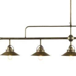 Online Giovanni Battista Deckenlampe Messing 140 cm lang höhenverstellbar 5x E27