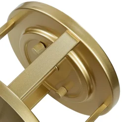 Elstead Deckenlampe Messing Creme 3x E27 Ø 34 cm rund SHOJI