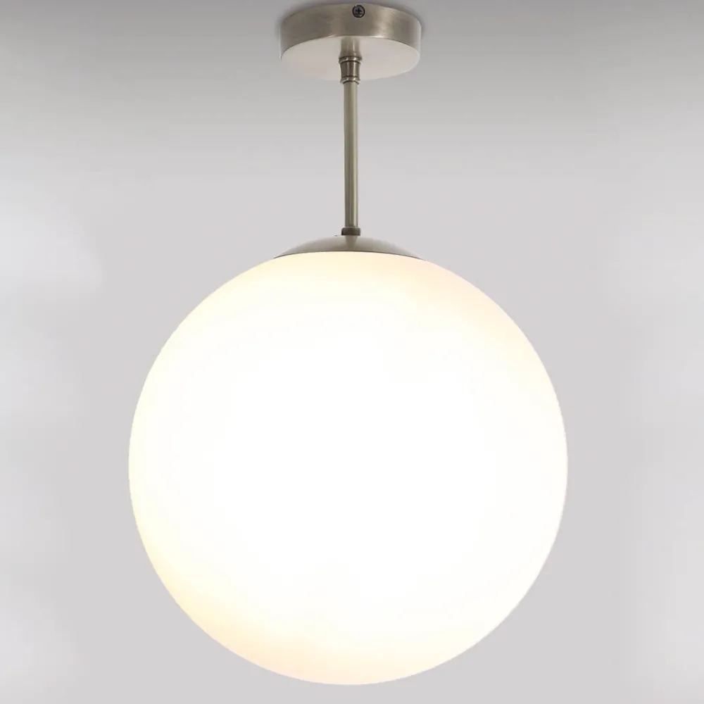 Best Giovanni Battista Deckenlampe Messing Glas Kugelschirm Messing Ø 30 cm Premium