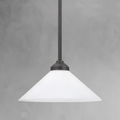 Giovanni Battista Deckenlampe Messing Glas E27 D: 29 cm höhenverstellbar* Deckenleuchten|Hängelampen