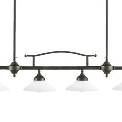 Online Giovanni Battista Deckenlampe Messing Glas E27 B: 95 cm höhenverstellbar