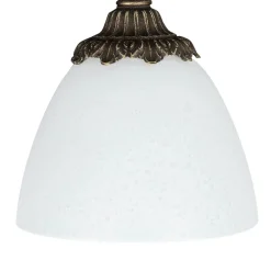 Giovanni Battista Deckenlampe Messing Glas Jugendstil Handarbeit edel* Deckenleuchten|Flurlampen