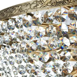 Sale Maytoni Deckenlampe Metall Ø 100 cm in Gold antik E27 rund PAUL